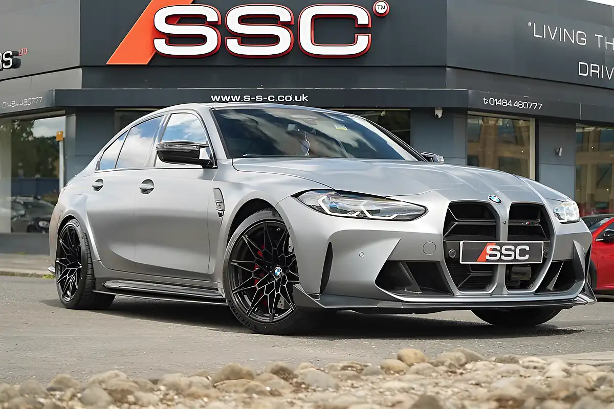Used 2023 BMW M3 Competition Frozen Pure Grey - Front View