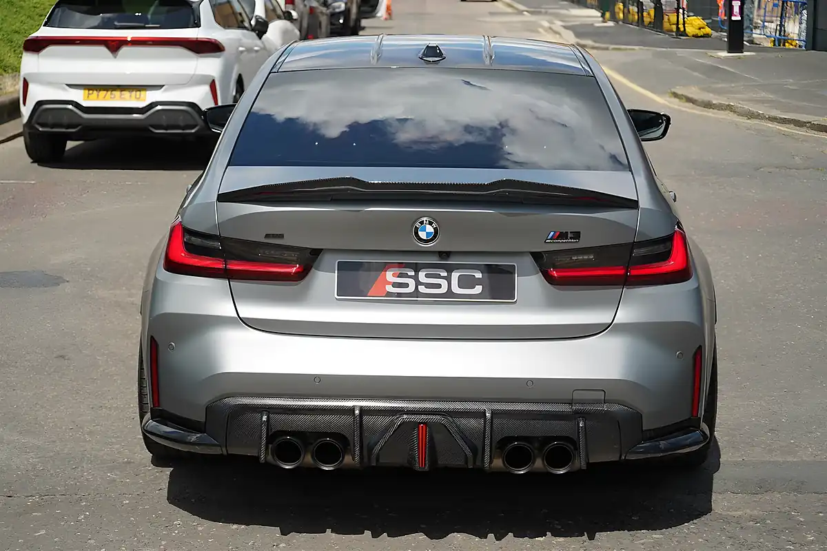 Used 2023 BMW M3 Competition Frozen Pure Grey - Interior and Exterior details 11