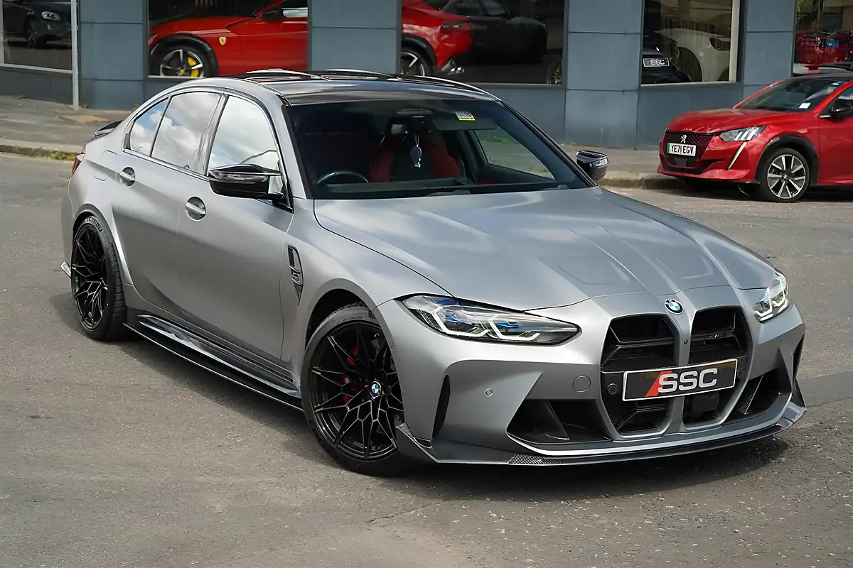 Used 2023 BMW M3 Competition Frozen Pure Grey - Interior and Exterior details 20