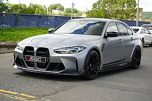 Used 2023 BMW M3 Competition Frozen Pure Grey - Interior and Exterior details 6