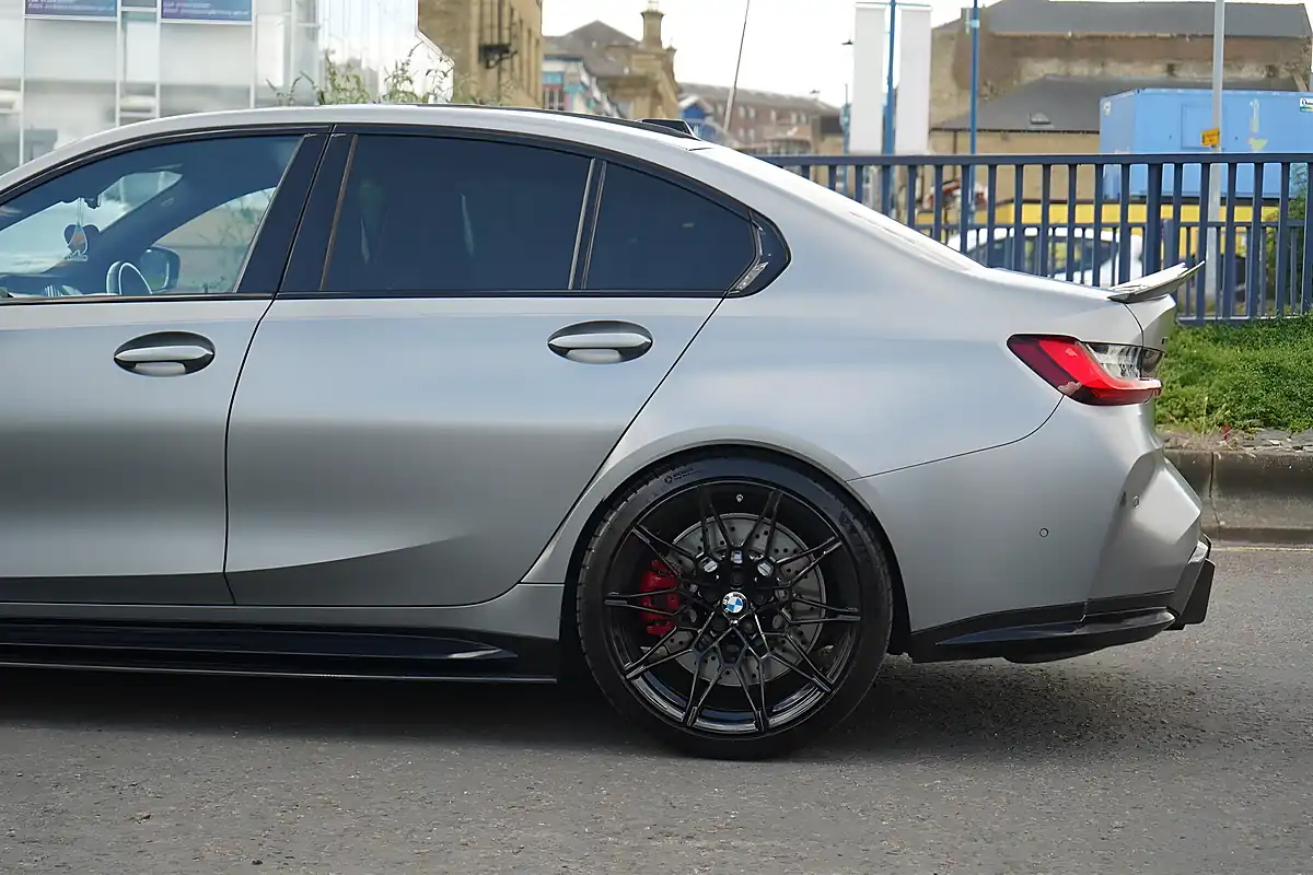 Used 2023 BMW M3 Competition Frozen Pure Grey - Interior and Exterior details 9