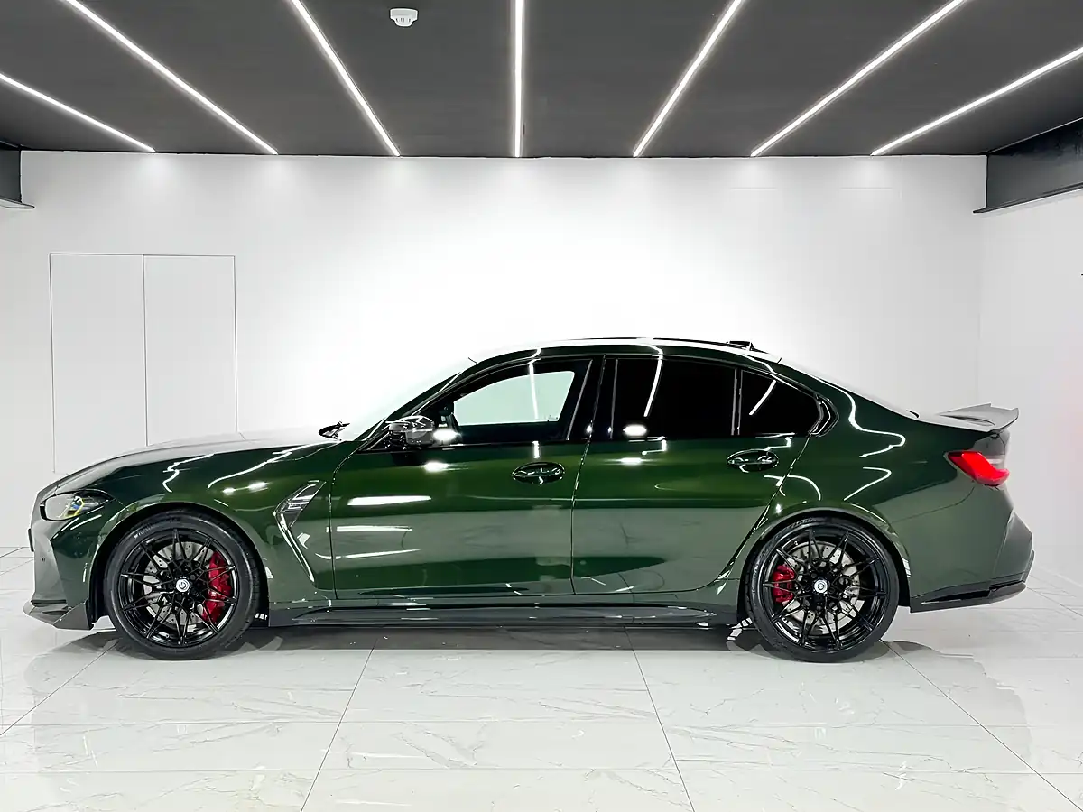 Used 2023 BMW M3 Competition Green - Interior and Exterior details 3