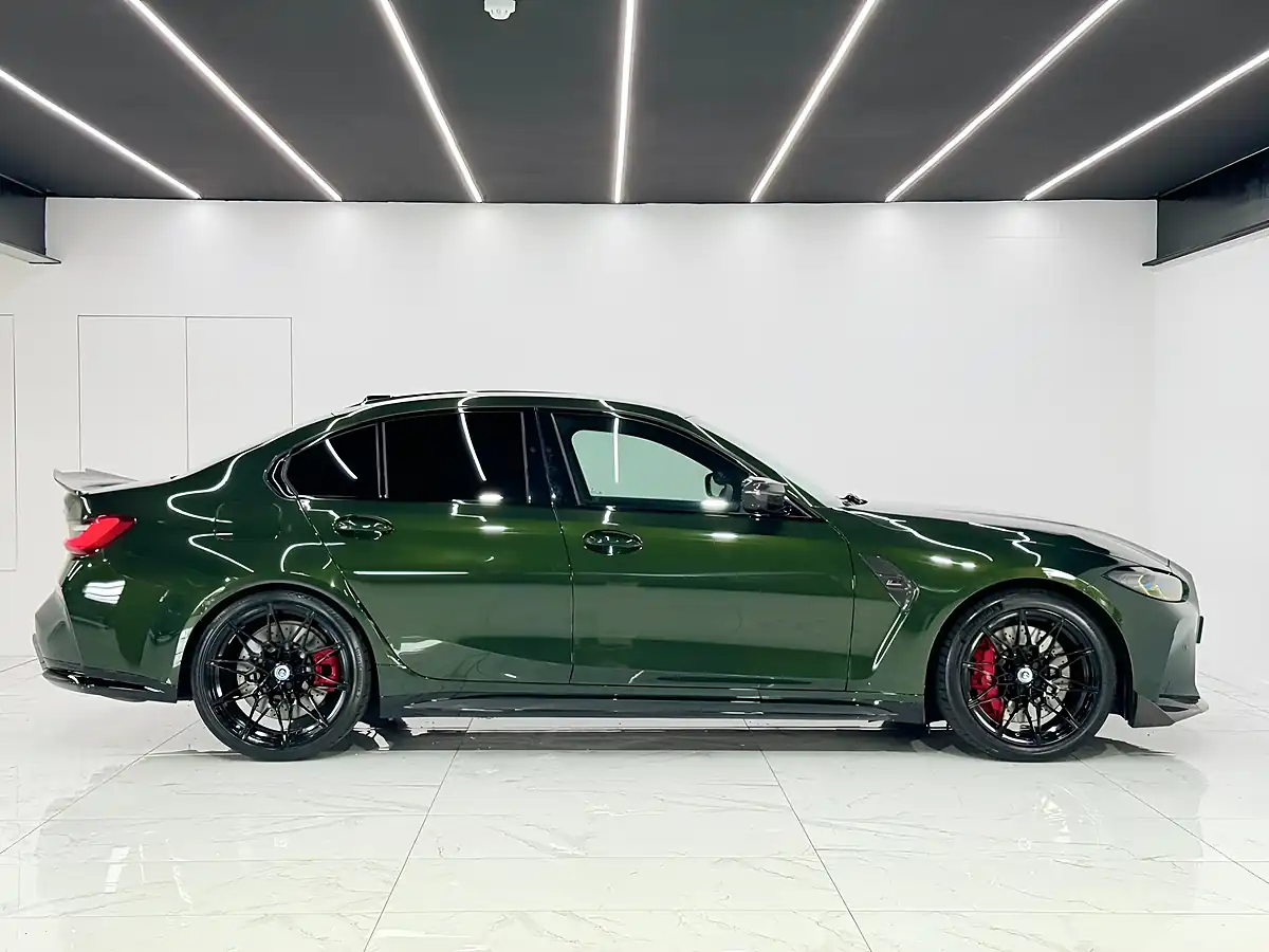 Used 2023 BMW M3 Competition Green - Interior and Exterior details 4