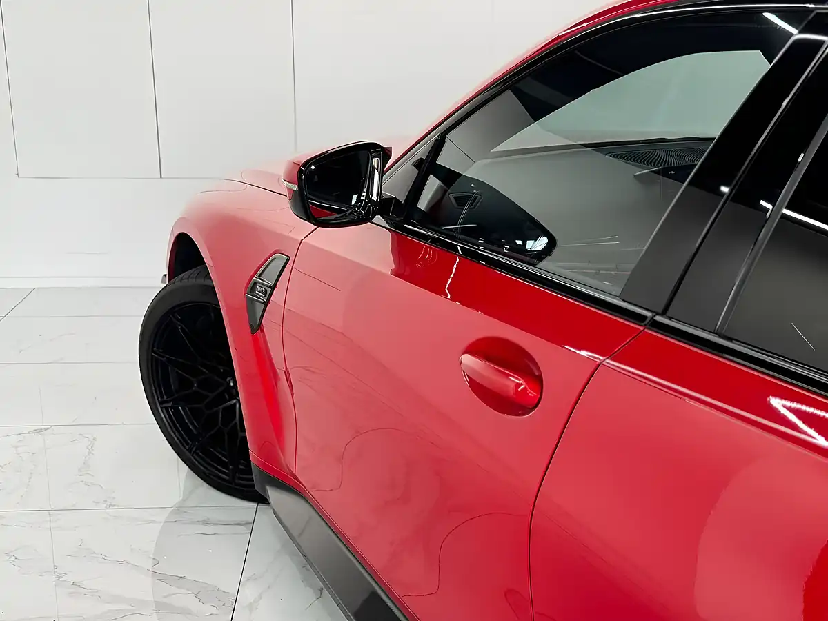 Used 2023 BMW M3 Competition Red - Interior and Exterior details 12