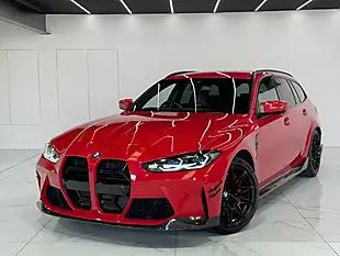 Used 2023 BMW M3 Competition Red - Interior and Exterior details 2