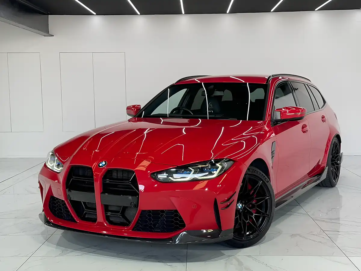 Used 2023 BMW M3 Competition Red - Interior and Exterior details 2