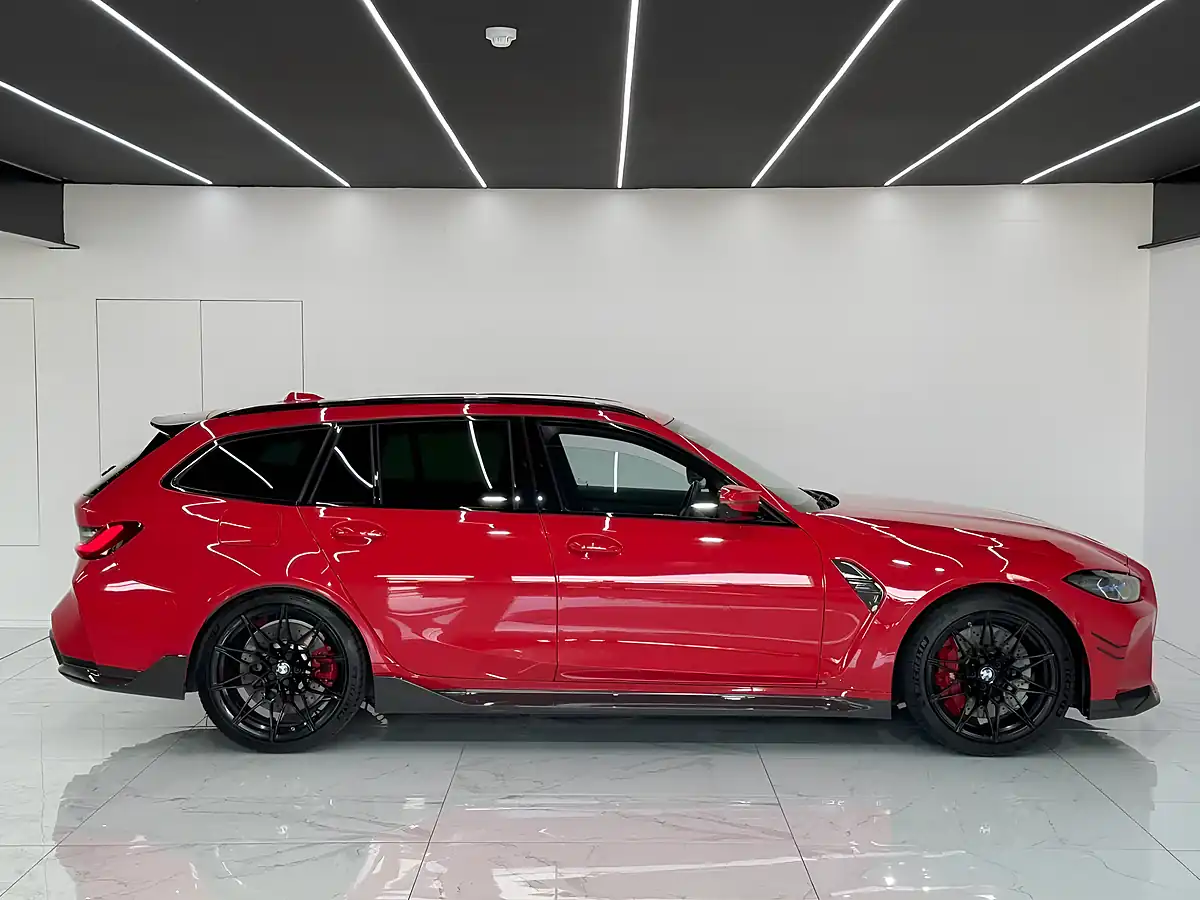 Used 2023 BMW M3 Competition Red - Interior and Exterior details 4