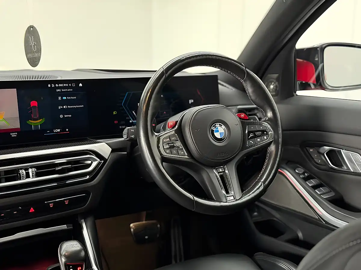 Used 2023 BMW M3 Competition Red - Interior and Exterior details 7