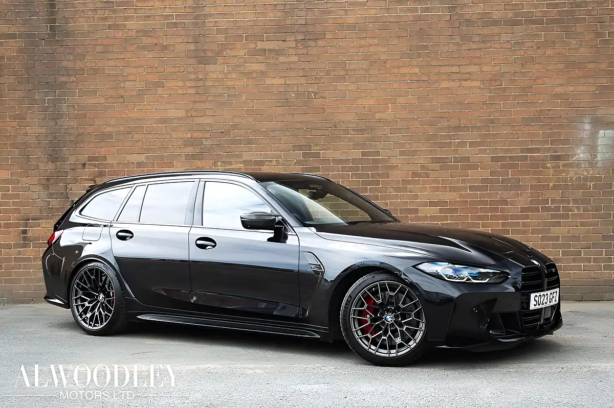 Used 2023 BMW M3 Competition Touring Black - Front View