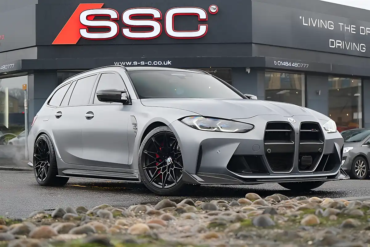 Used 2023 BMW M3 Competition Touring Frozen Grey - Front View
