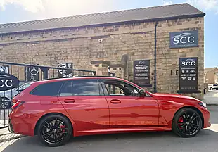 Used 2023 BMW M340d Touring Melbourne Red - Interior and Exterior details 11
