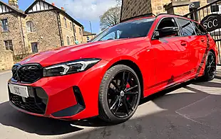 Used 2023 BMW M340d Touring Melbourne Red - Interior and Exterior details 6