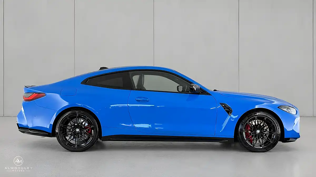 Used 2023 BMW M4 Competition Blue - Interior and Exterior details 2