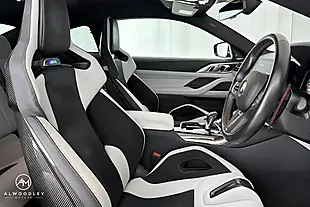 Used 2023 BMW M4 Competition Blue - Interior and Exterior details 4
