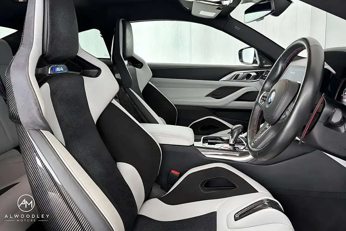 Used 2023 BMW M4 Competition Blue - Interior and Exterior details 4