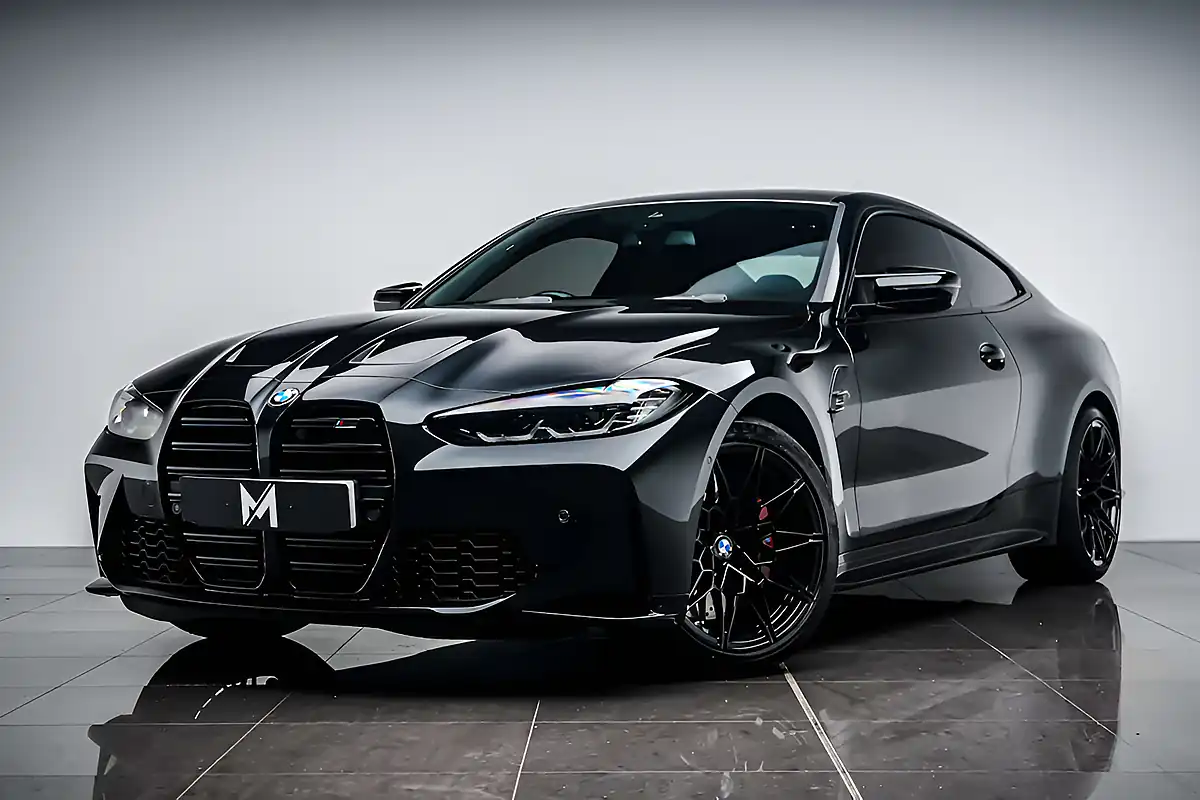 Used 2023 BMW M4 Competition Coupe Black Sapphire - Interior and Exterior details 5