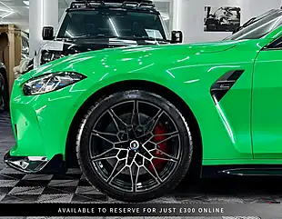 Used 2023 BMW M4 Competition Green - Interior and Exterior details 14