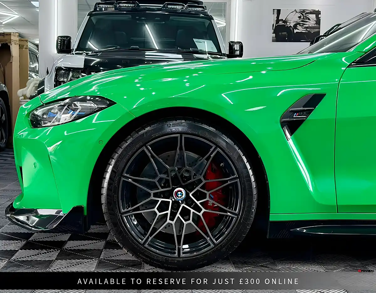 Used 2023 BMW M4 Competition Green - Interior and Exterior details 14