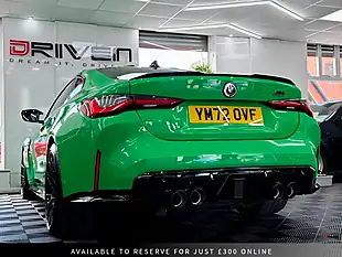 Used 2023 BMW M4 Competition Green - Interior and Exterior details 2