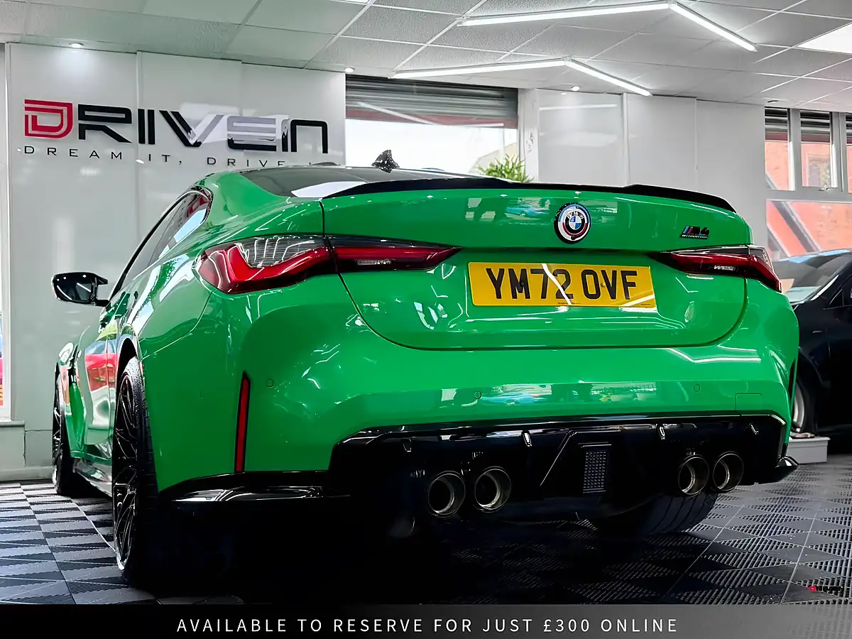 Used 2023 BMW M4 Competition Green - Interior and Exterior details 2