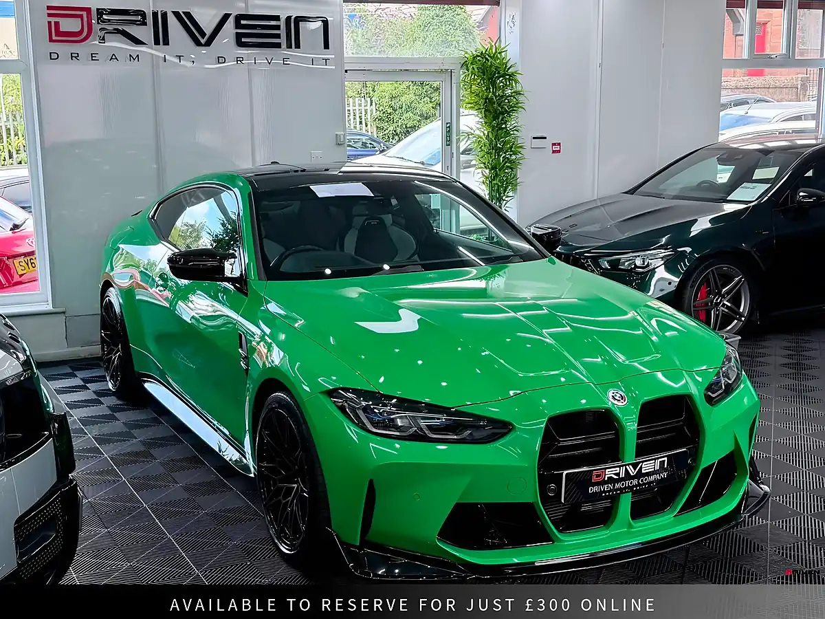 Used 2023 BMW M4 Competition Green - Interior and Exterior details 8