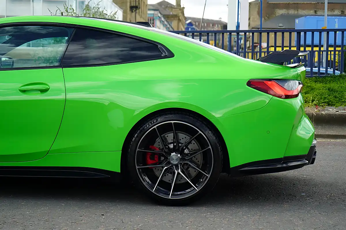 Used 2023 BMW M4 Competition Verde Mantis - Interior and Exterior details 10