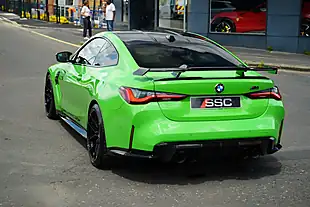 Used 2023 BMW M4 Competition Verde Mantis - Interior and Exterior details 11