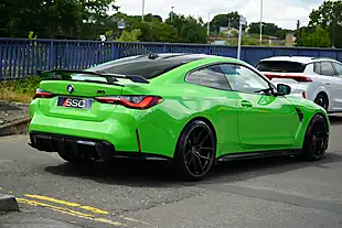 Used 2023 BMW M4 Competition Verde Mantis - Interior and Exterior details 12