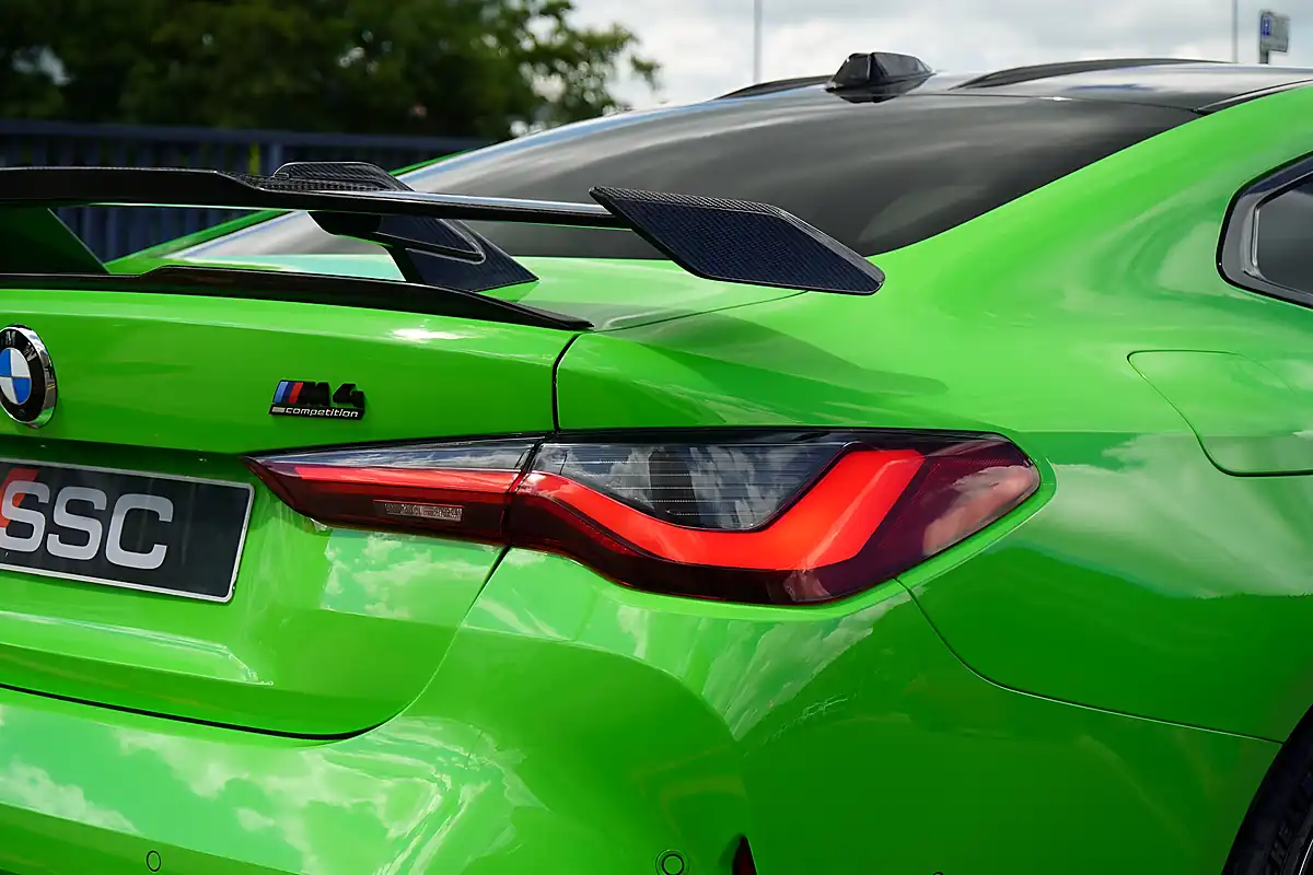 Used 2023 BMW M4 Competition Verde Mantis - Interior and Exterior details 13