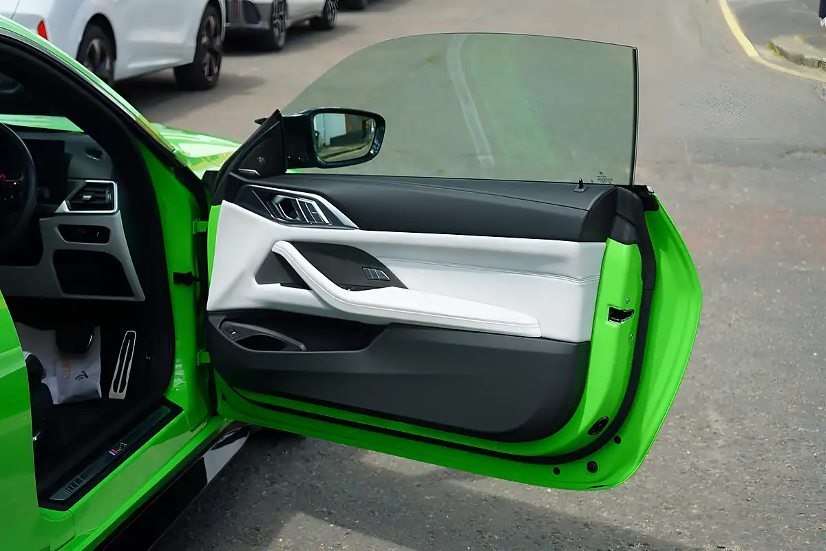 Used 2023 BMW M4 Competition Verde Mantis - Interior and Exterior details 14