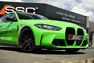 Used 2023 BMW M4 Competition Verde Mantis - Interior and Exterior details 19