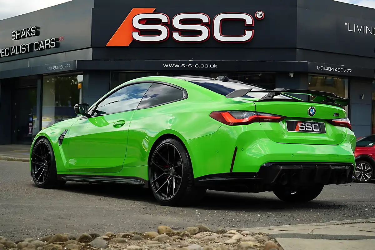 Used 2023 BMW M4 Competition Verde Mantis - Interior and Exterior details 2