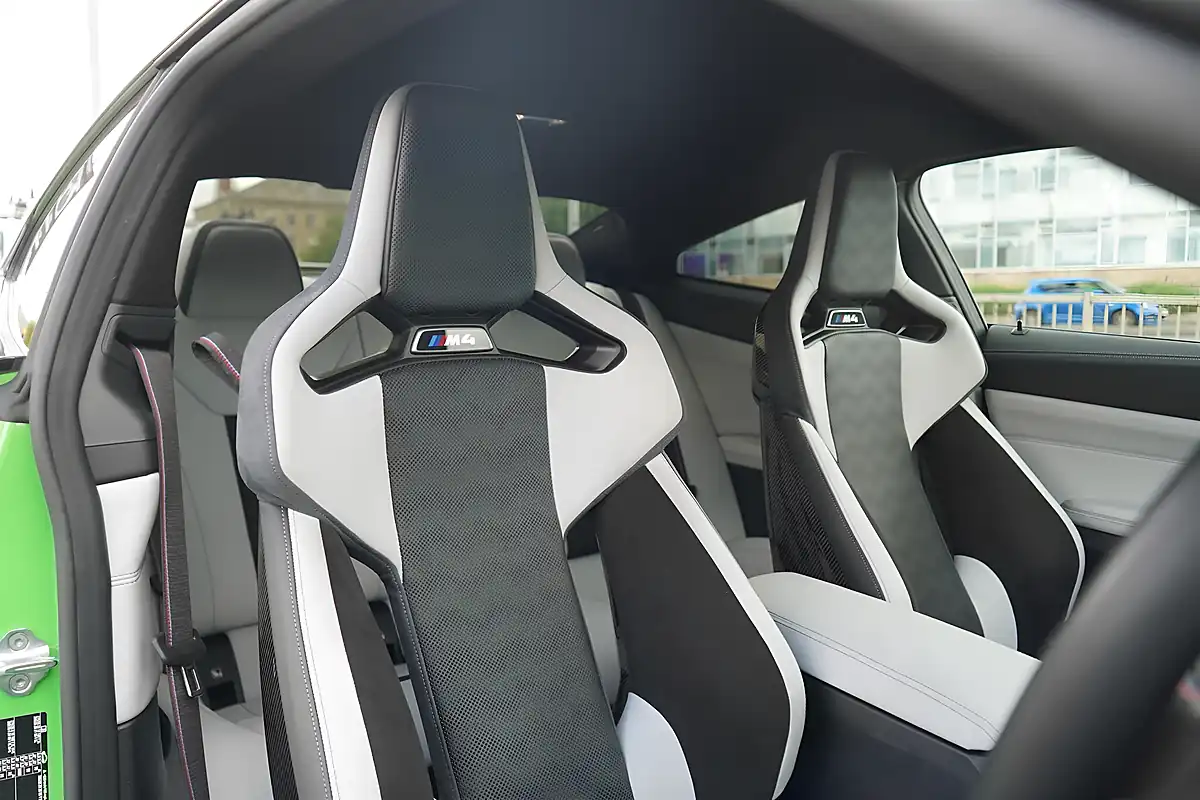 Used 2023 BMW M4 Competition Verde Mantis - Interior and Exterior details 3