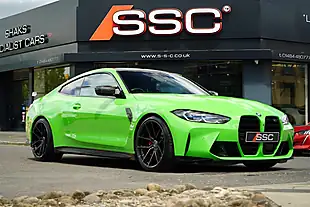Used 2023 BMW M4 Competition Verde Mantis - Interior and Exterior details 4
