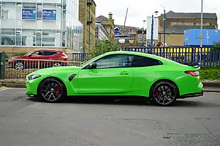 Used 2023 BMW M4 Competition Verde Mantis - Interior and Exterior details 9