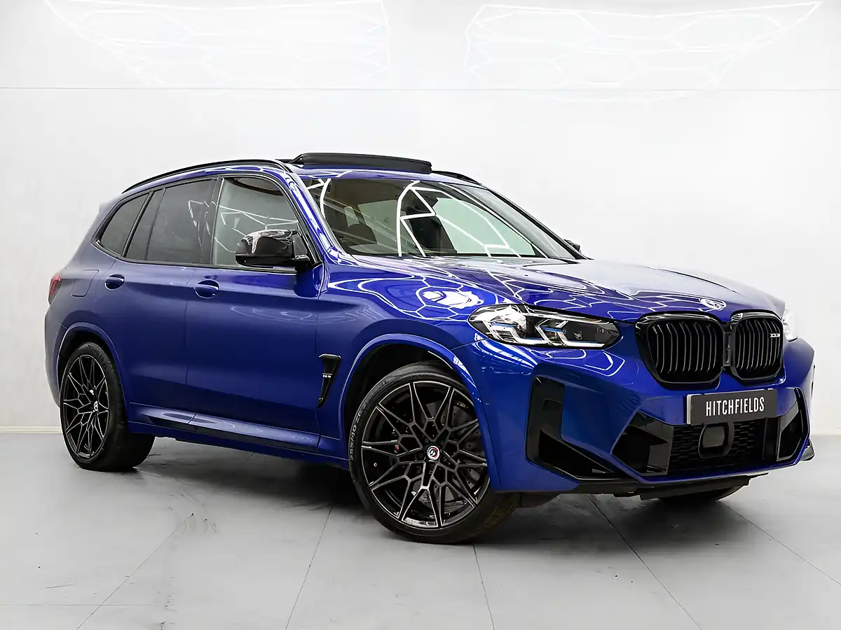 Used 2023 BMW X3 M Competition Blue - Front View