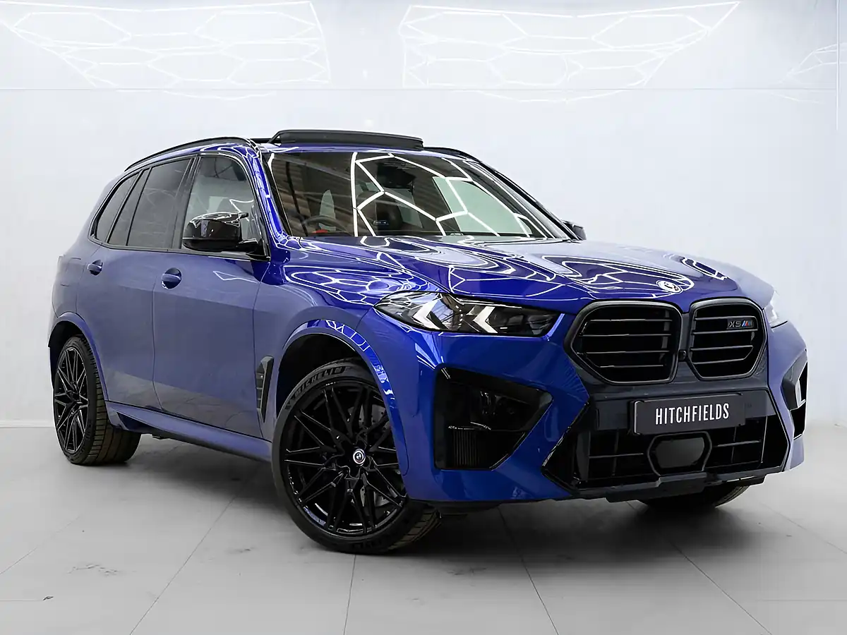 Used 2023 BMW X5 M Competition Blue - Front View