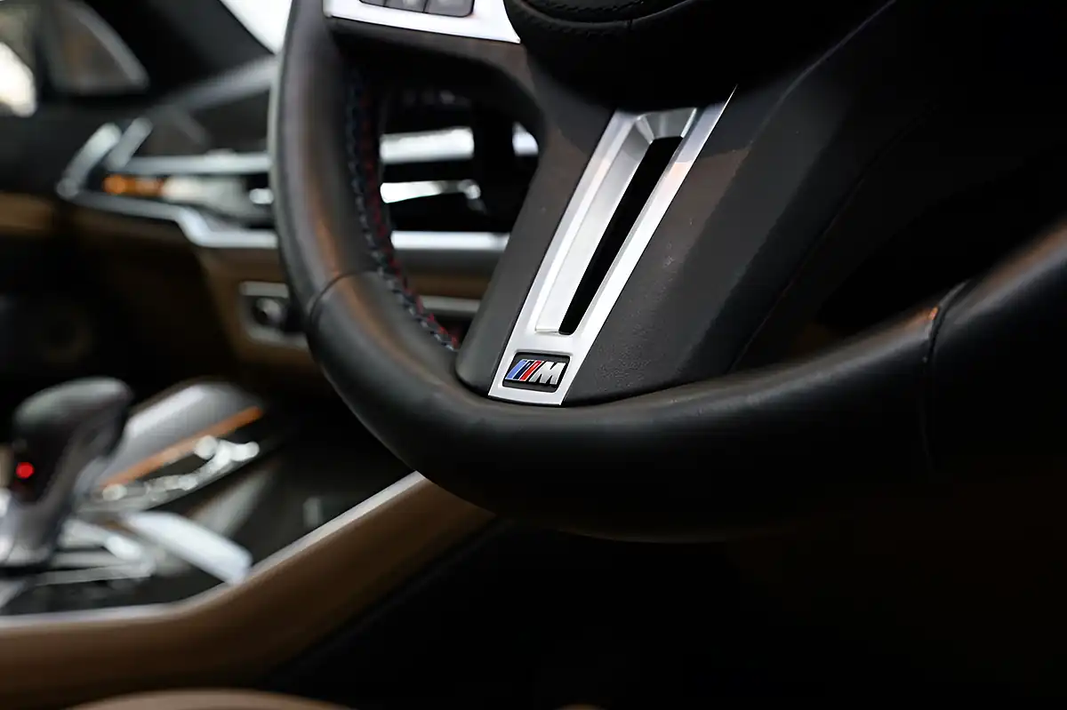 Used 2023 BMW X5 M Competition Blue - Interior and Exterior details 12