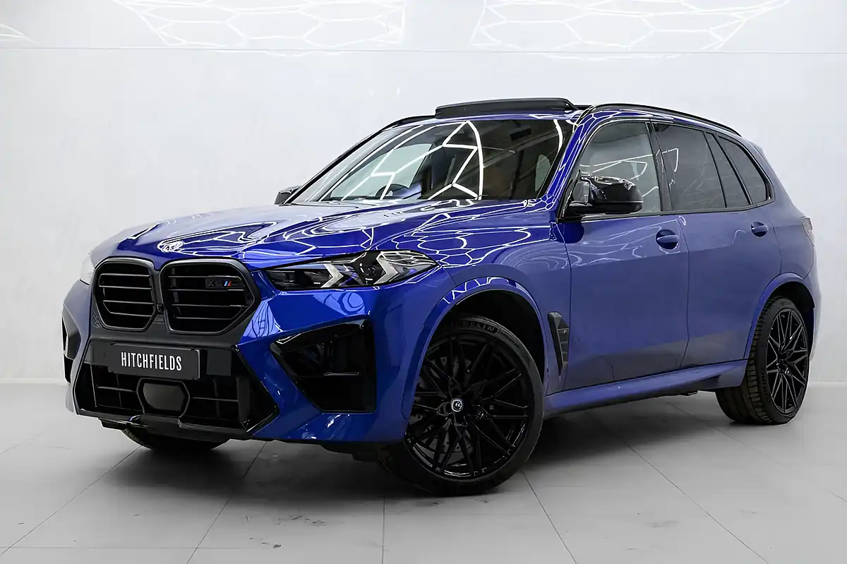 Used 2023 BMW X5 M Competition Blue - Interior and Exterior details 3
