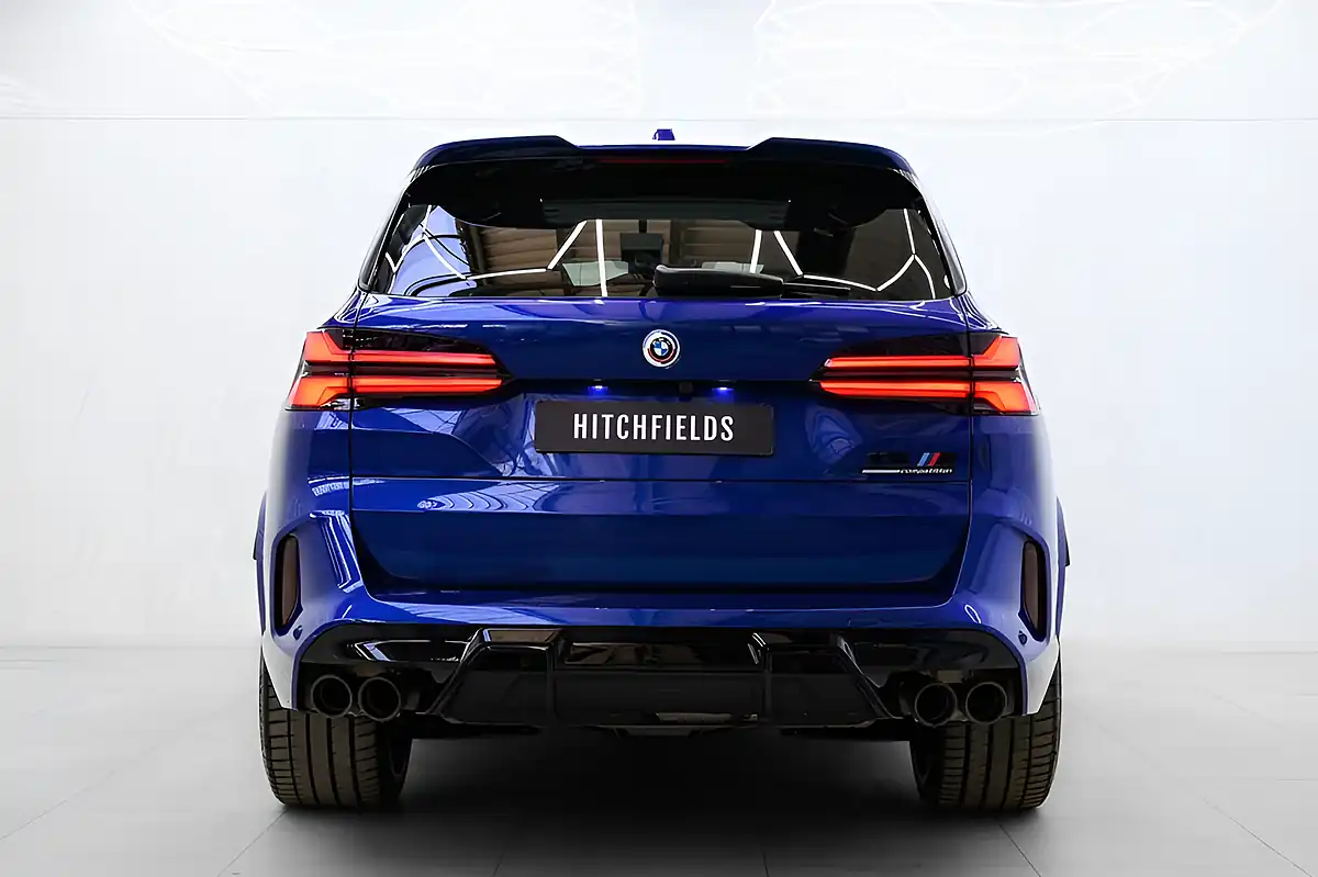 Used 2023 BMW X5 M Competition Blue - Interior and Exterior details 5