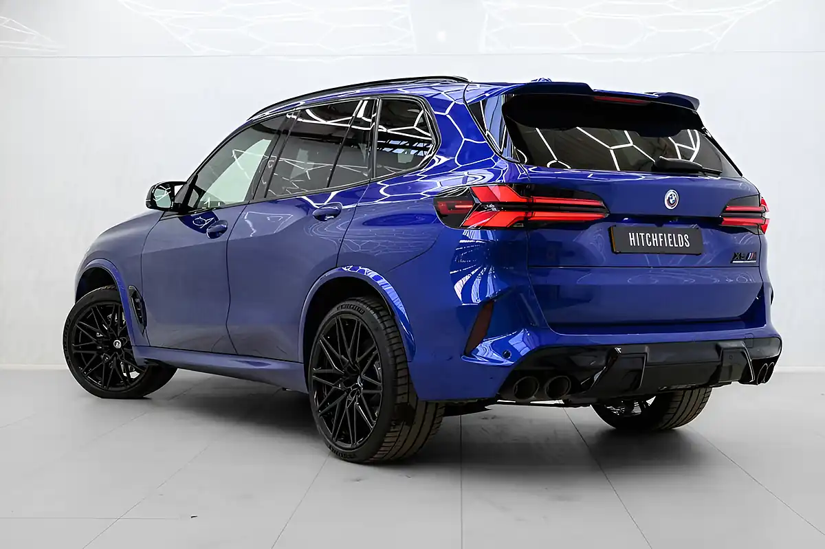 Used 2023 BMW X5 M Competition Blue - Interior and Exterior details 6