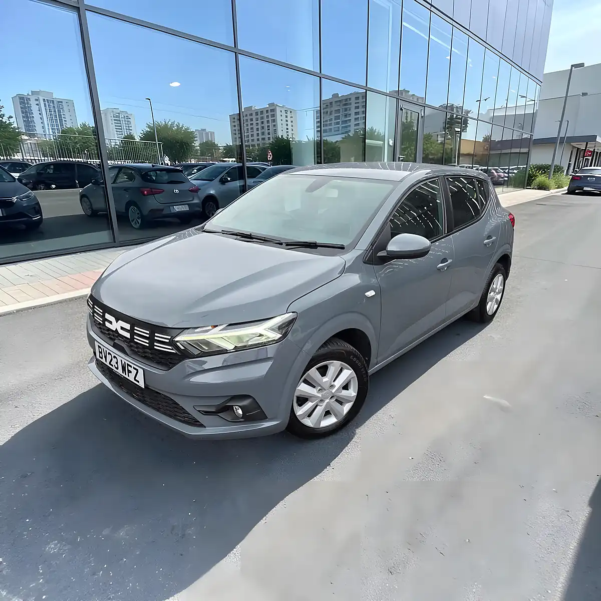 Used 2023 Dacia Sandero Expression Cosmic Grey - Front View