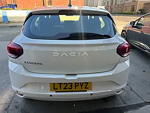 Used 2023 Dacia Sandero Expression White - Interior and Exterior details 3