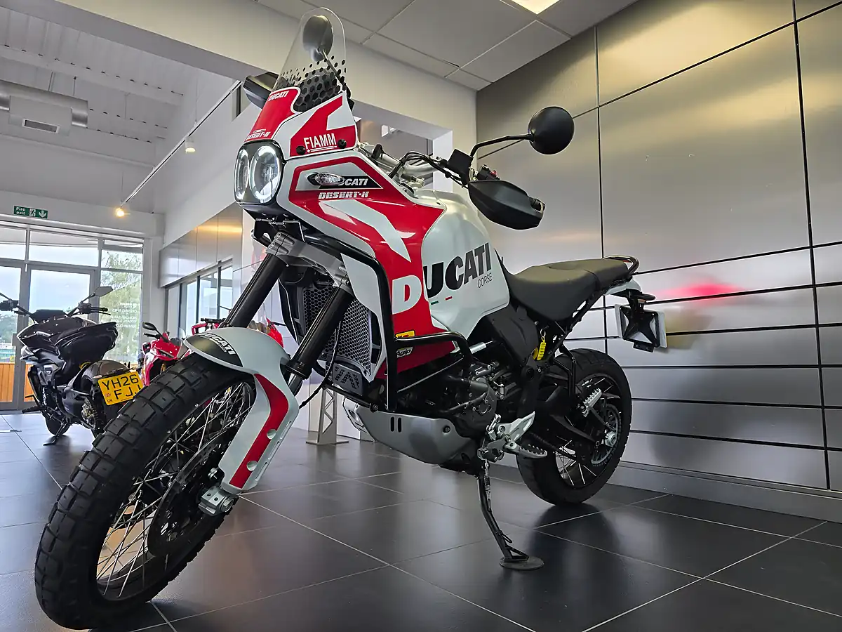 Used 2023 Ducati Desertx White - Interior and Exterior details 10