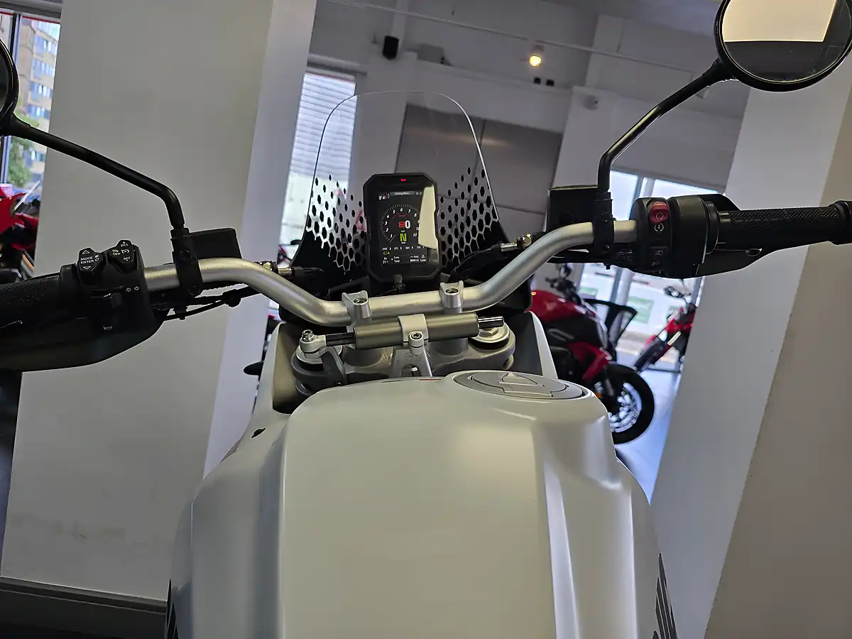 Used 2023 Ducati Desertx White - Interior and Exterior details 12