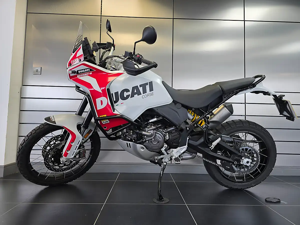 Used 2023 Ducati Desertx White - Interior and Exterior details 15