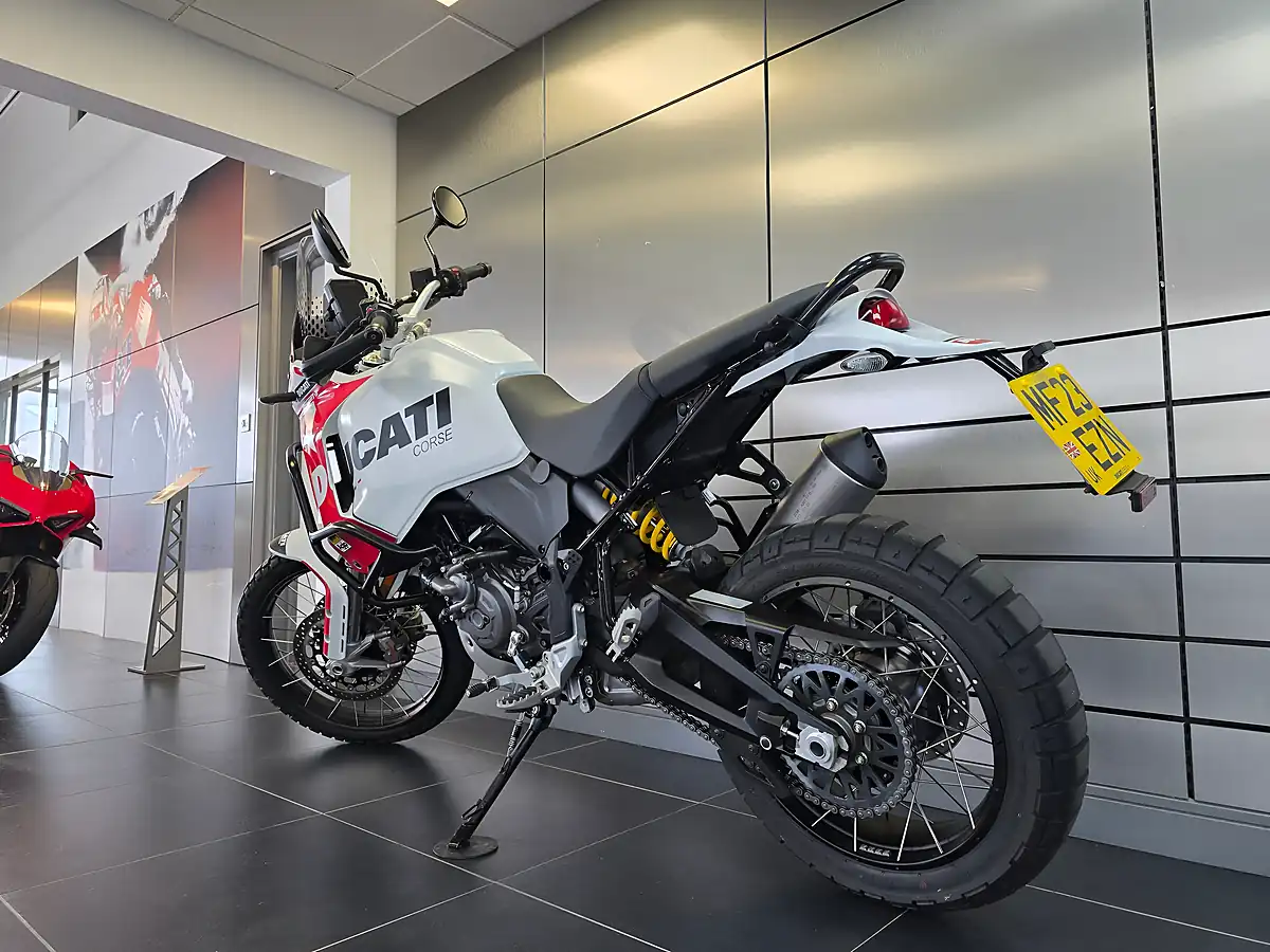 Used 2023 Ducati Desertx White - Interior and Exterior details 16