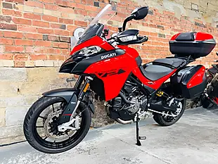Used 2023 Ducati Multistrada V2 Red - Interior and Exterior details 11