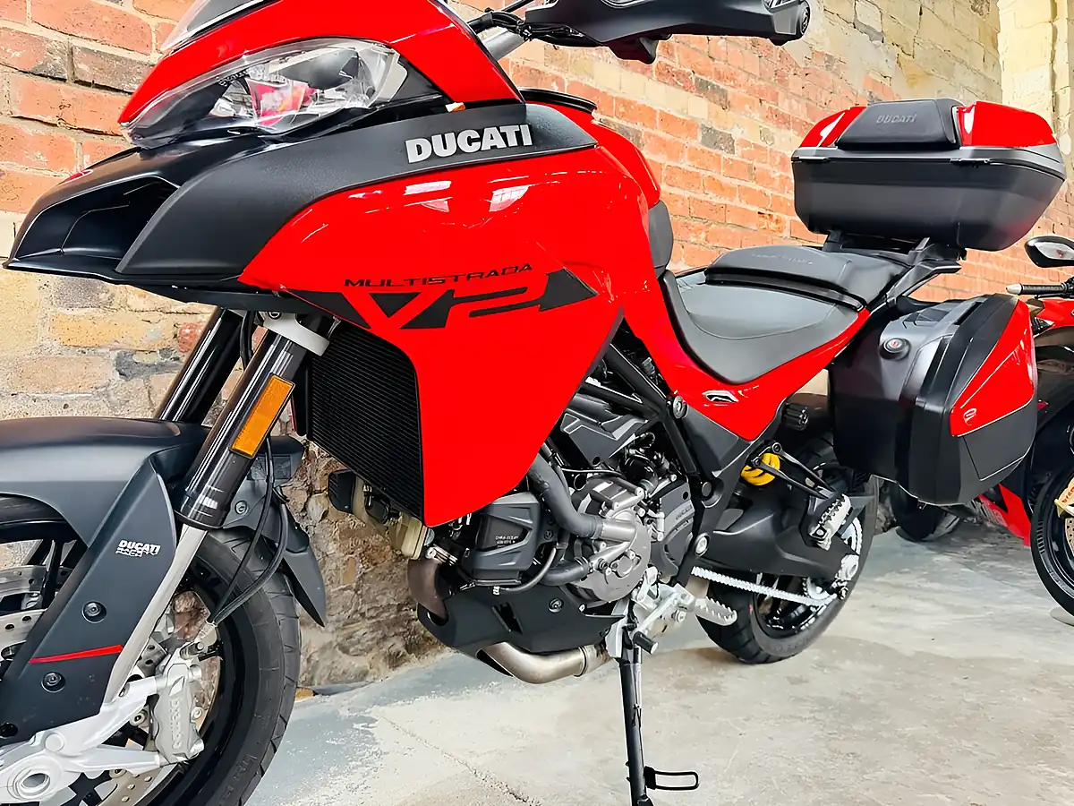 Used 2023 Ducati Multistrada V2 Red - Interior and Exterior details 14