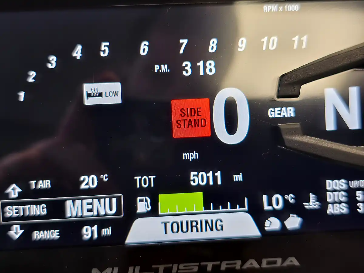 Used 2023 Ducati Multistrada V2 S Red - Interior and Exterior details 13